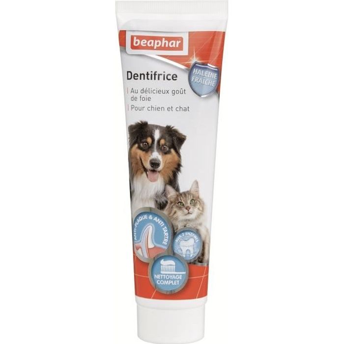 BEAPHAR Dentifrice - Pour chien et chat
