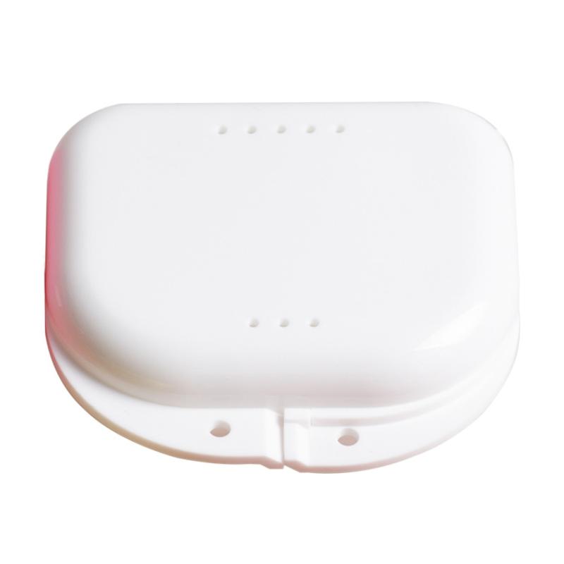 1Pcs Plastic Retainer Case Dental Denture Box Portable Braces Orthodontic Case Dental Retainer Box For Old People