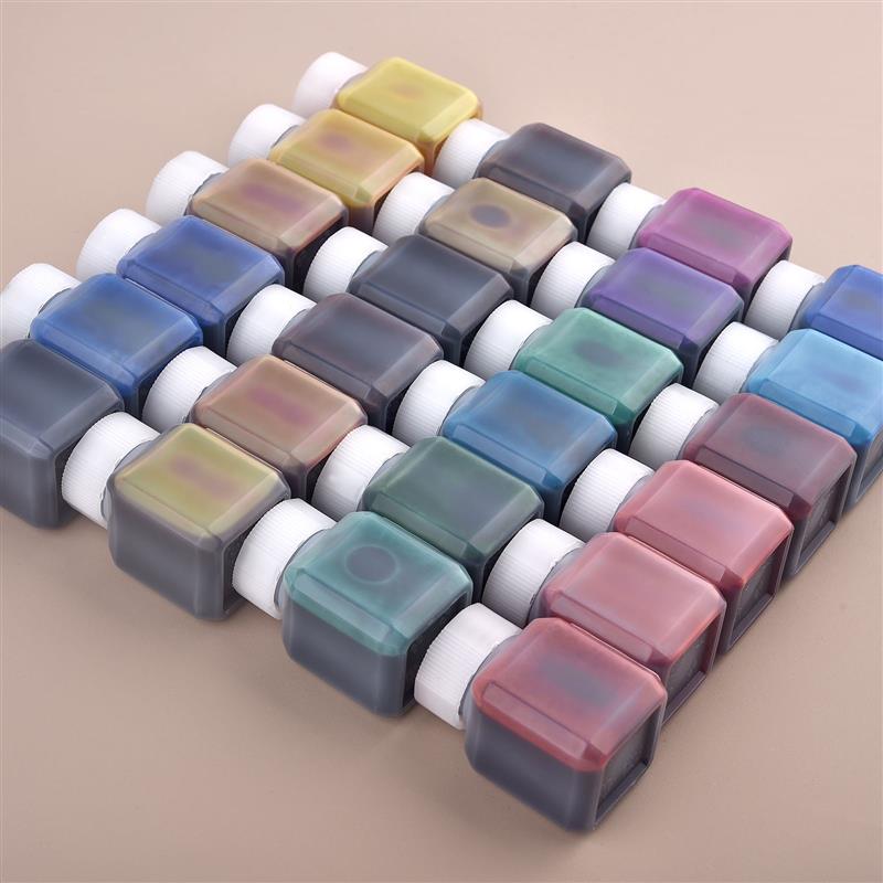 Vegetable Tanned Leather Pigment 25ml/Bottle Coloring DIY Leather Crafts Dye Graffiti Used For Vegetable Tanning Material