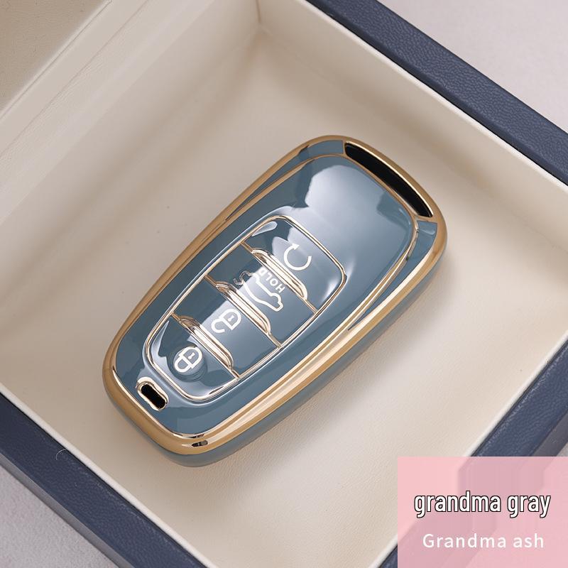 

Elegant Key Case for Hongqi HS5, H7, HS7, E-HS9, & H5 2022 Models