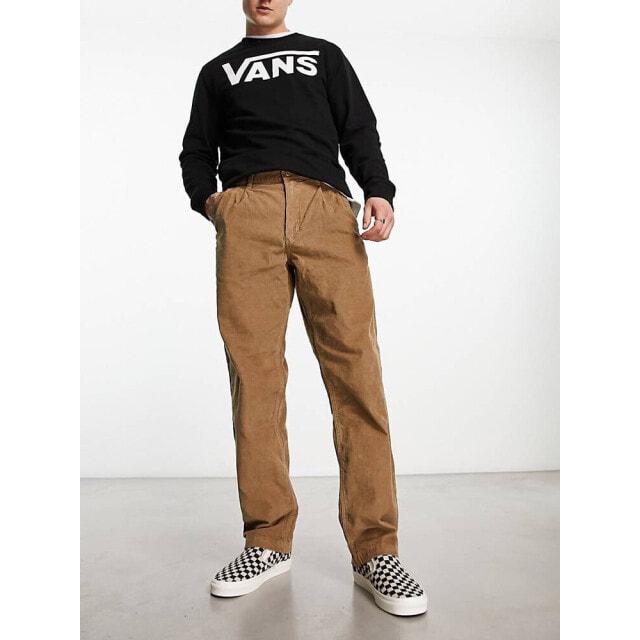 

Мешковатые брюки чинос Vans цвета хаки с резинкой на талии