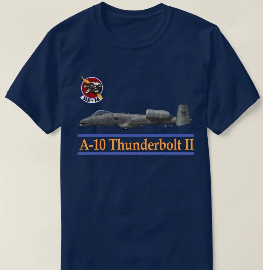 358th Fighter Squadron A10 Thunderbolt Attack Aircraft TShirt Summer Cotton Short Sleeve ONeck Mens T Shirt New S3XL