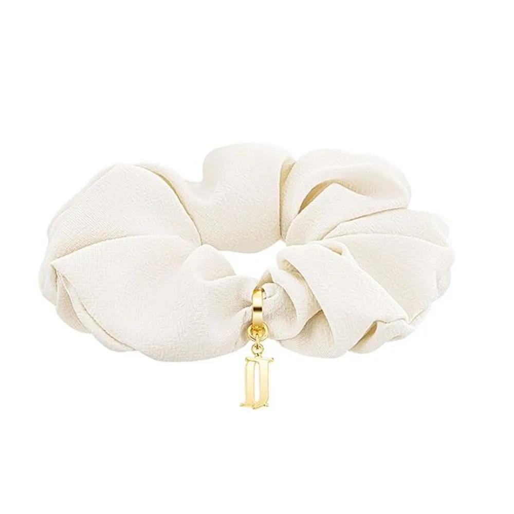 LALA J Chiffon Hair Scrunchie - White (JALJHS3BS805FA000)