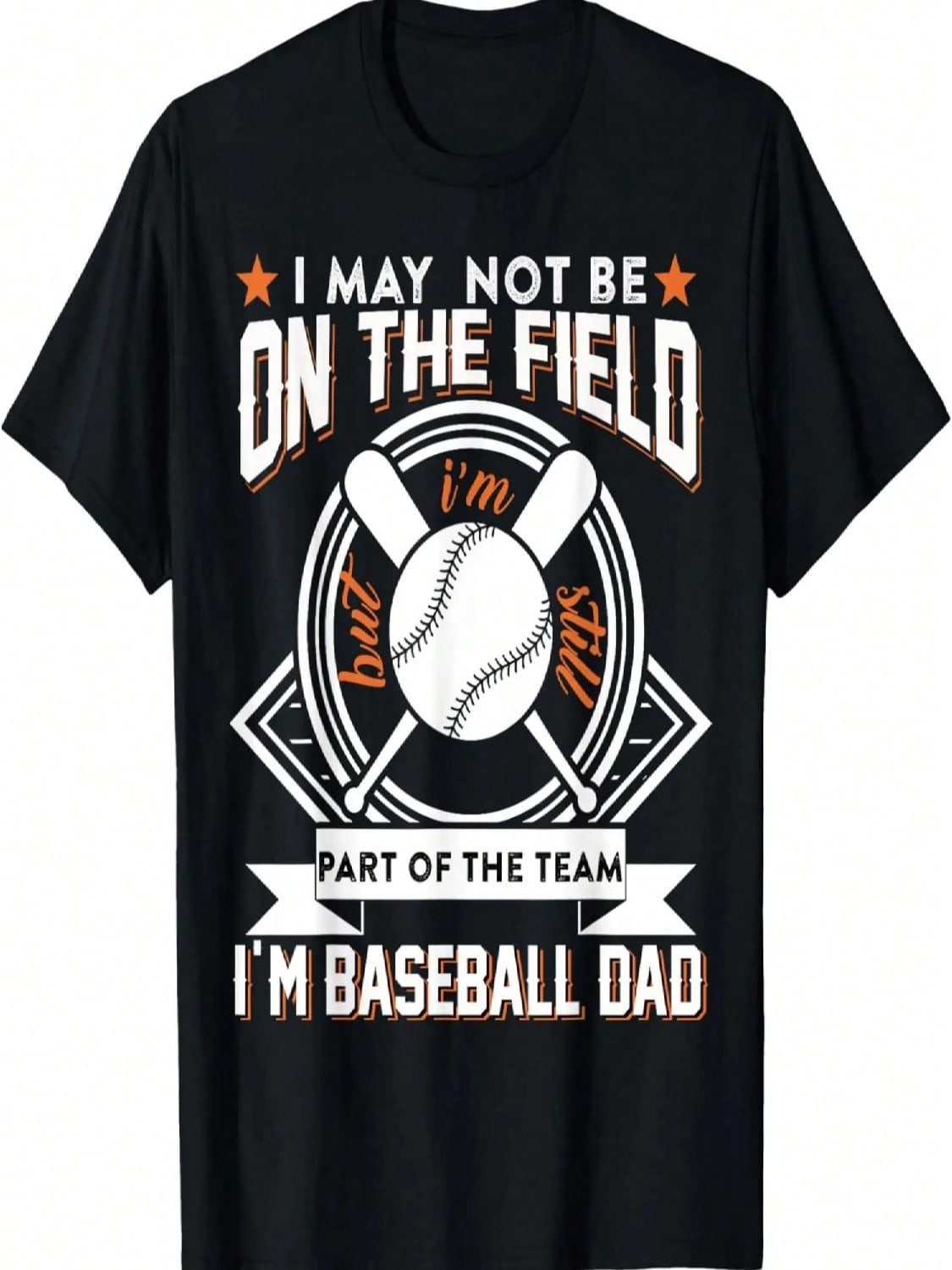 Funny Baseball Dad Apparel T-Shirt S разноцветный
