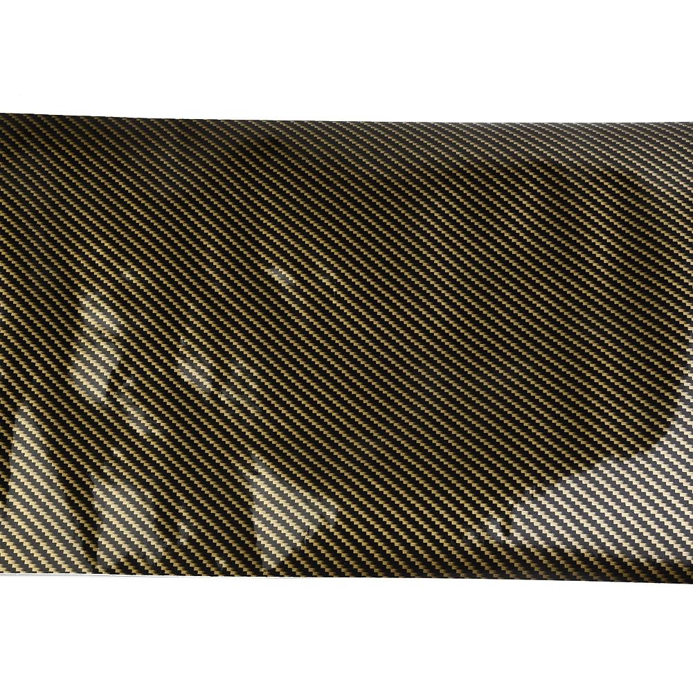 2D Roof Sticker High Gloss Black Gold Vinyl Film Car Sheets Wrap Brand New