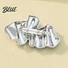 Scarf Clip Brooch Clasps Irregular Shape Multi-Layer Plating Pin Clasp