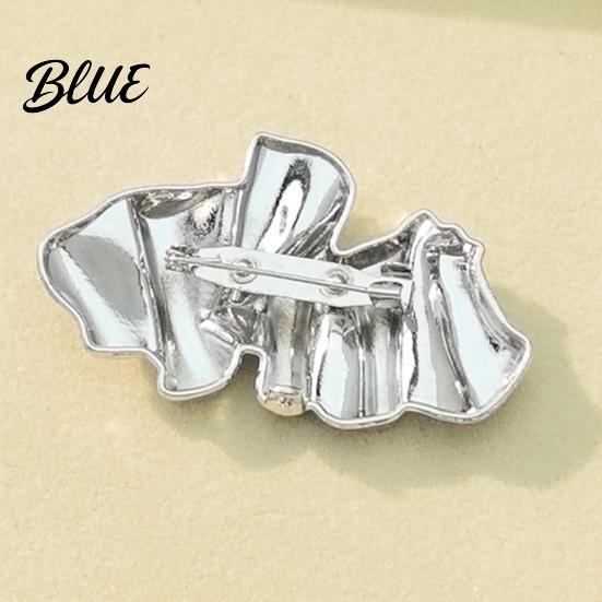 Scarf Clip Brooch Clasps Irregular Shape Multi-Layer Plating Pin Clasp