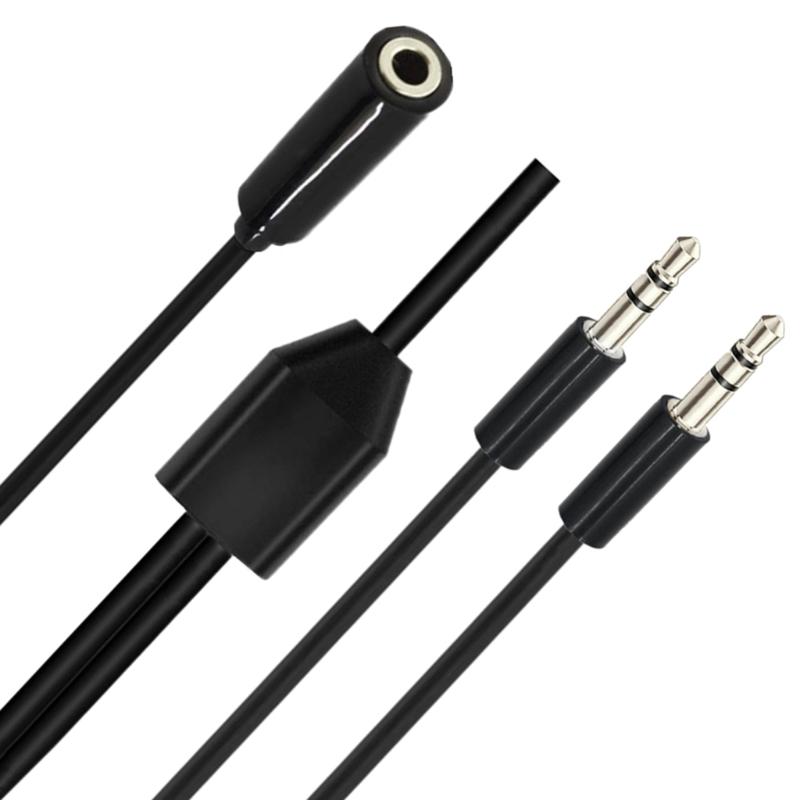 2 In 1 Headphone Splitter 3.5mm Male/Female To 2 Female/Male Earphone Splitter 2 Port Headsets Adapter for Smartphones