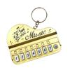 Playable Miniature Piano Keychain Toy For Children Portable Musical Instrument With LED Light Safe Plastic Design