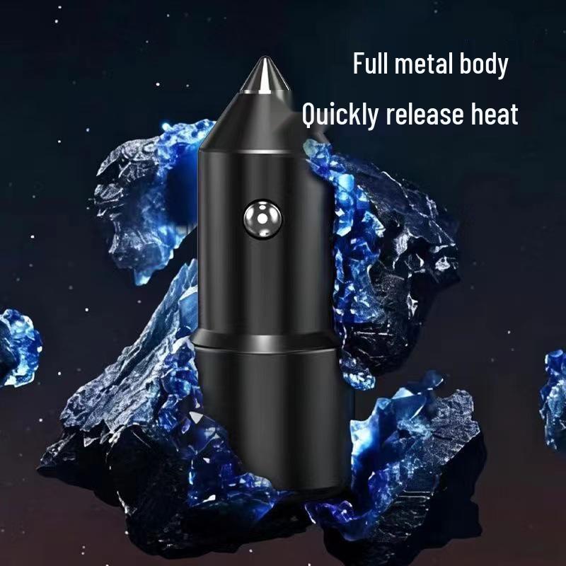 PD48W Dual-Port Car Charger with PD+QC3.0 for Fast Lightning Charging of Phones & Tablets