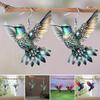 1 Paire Boucles d'Oreilles Pendantes Colorées en Acrylique Forme d'Oiseau 2D Boucles d'Oreilles Crochets Colibri Hypoallergéniques Femmes Boucles d'Oreilles Pendantes Oiseaux Bijoux Mode