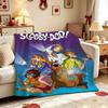 Scoobydoo Gang Anime Printed Blanket Skinfriendly Soft Fleece Blanket For Outdoor Travel Lightweight Home Decor Holiday Gift