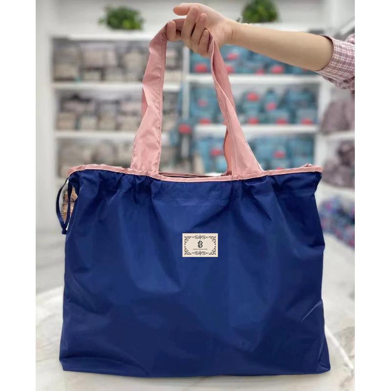 Eco-Friendly Foldable Single Shoulder Tote Bag - Portable, Large Capacity Grocery Bag