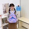 Angel Stitch Cute Flower Rainbow Cartoon Printed Children Backpack For Daily