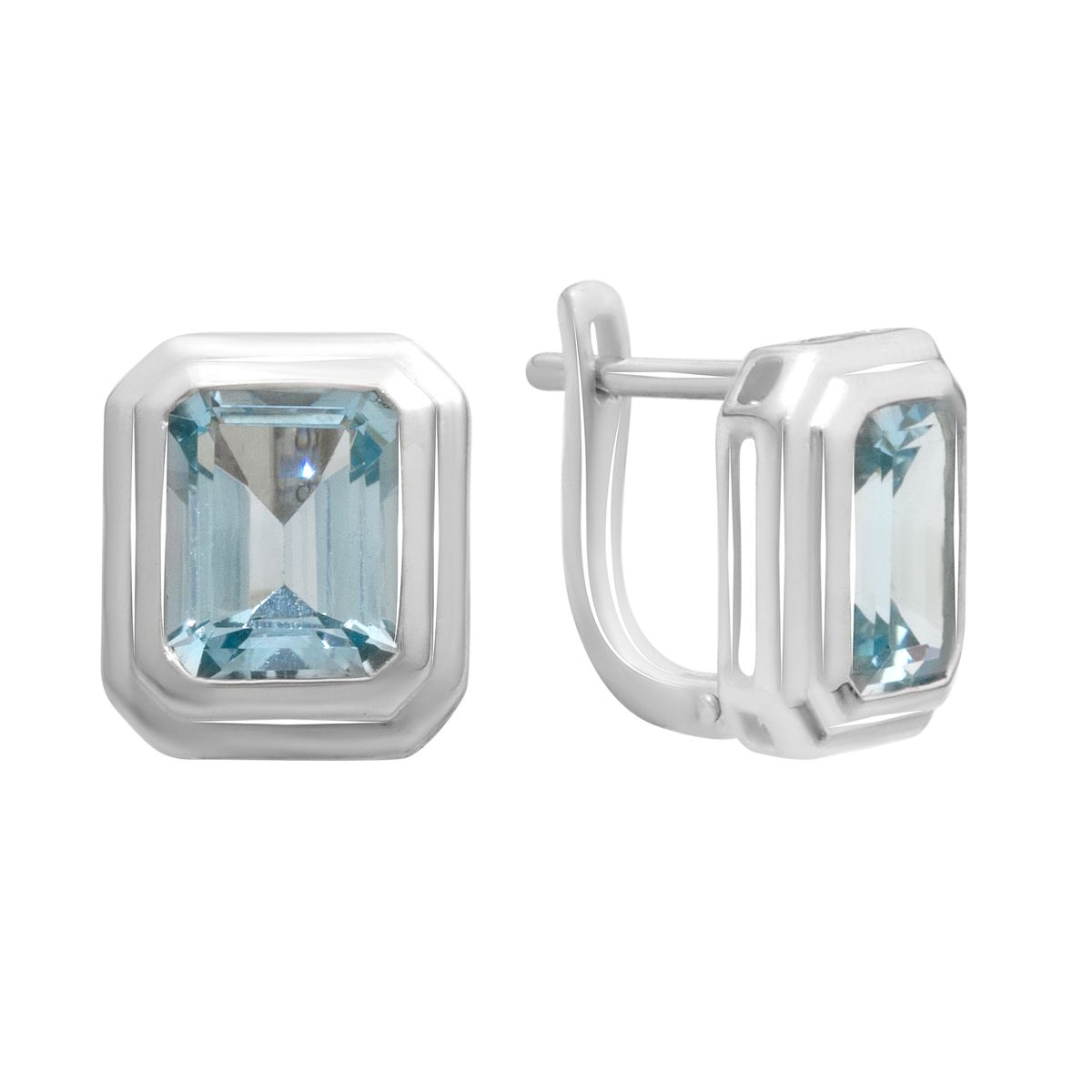 

Серебряные серьги с натуральным топазом 7.725ct (2179757) небо синє світло кольору