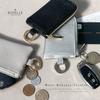 Smart Key Miracle Ring Key Card Coin Small Item Keyless Mini Pouch for Women and Men Black Case, Case, Case, Purse, Pouch, Case, (GISELLE Ring