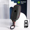 4 buttons Car Key Case cover  Alcantara  For BMW Series  X3X4X5X6 3 5 7 Series F15 F16 F20 F22 F30 F32 G30 Suede Keychain