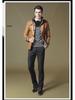 Men's Thickened Velvet Leather Jacket - Warm Casual Stand Collar, Youth Large Size