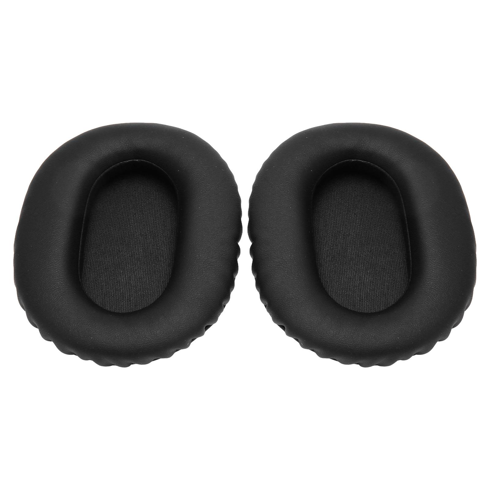 

2 шт. сменные амбушюры из мягкой протеиновой кожи с шумоизоляцией из пены, утолщенные амбушюры для WH чёрный