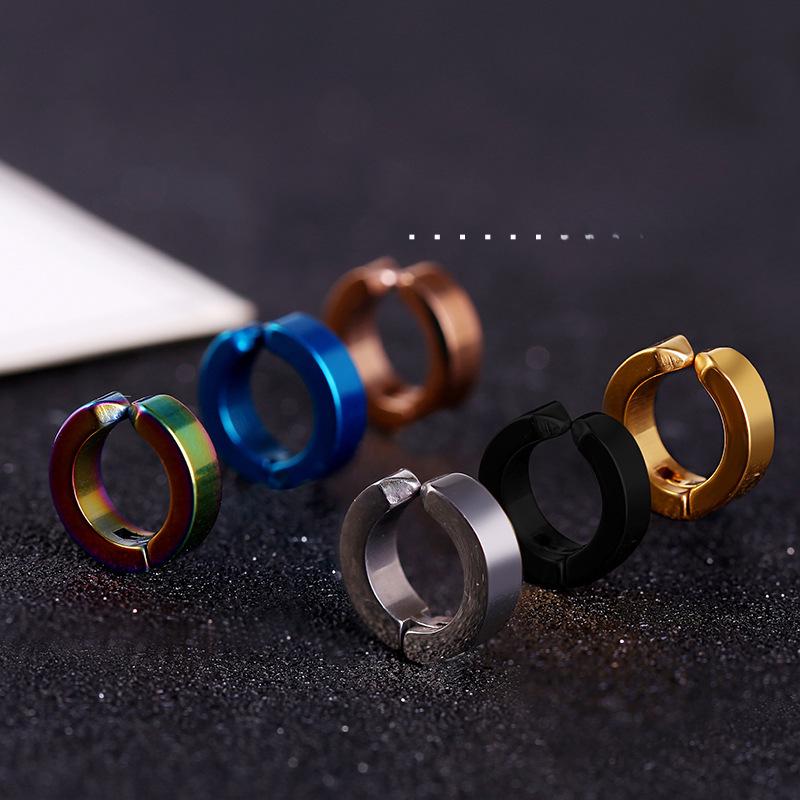 

Magnetic Clip-On Earrings: No Piercing Needed - Celebrity Style Steel Clip 037EJ