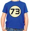 73 Logo - Kids T-Shirt - Big Bang - Sheldon - Fan - Merch - Merchandise - Love