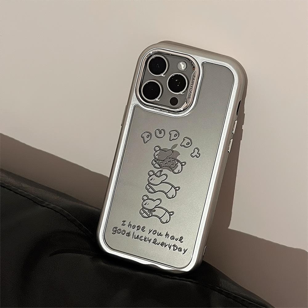 

Простой чехол с щенком для iPhone 13 iPhone 15 iPhone 16 Pro Max iPhone 16 Pro Max