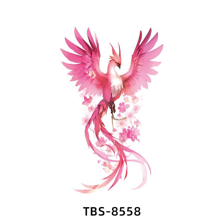 Realistiska Djurtotem Tatuering Klistermärken: Drake, Fenix, Tiger, Varg