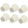 6PCS CreamColoured Fabric Cloth Lamp Shade Replacement for E14 Wall Lamp Chandelier Home Decoration