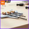 Stainless Steel Extension Rod 60 100 150 Mm Yellow Three Slot One Quarter Inch Quick Change Tool Accessory for Drill Power Tools