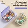 Compact Design Pill Storage Cases Seal Ring Vitamin Container New Pill Organizer Box  Daily Use