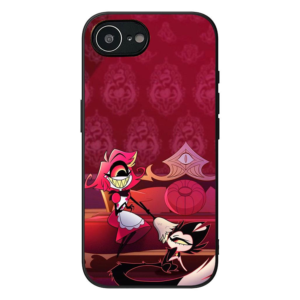 

Angels H-Hazbins Alastors Hotels Dust Casing Cover for Apple iPhone 16 17 Air 14 15 Pro Max Plus 16+ 16E 14+ ProMax Phone Case iPhone 14 Pro