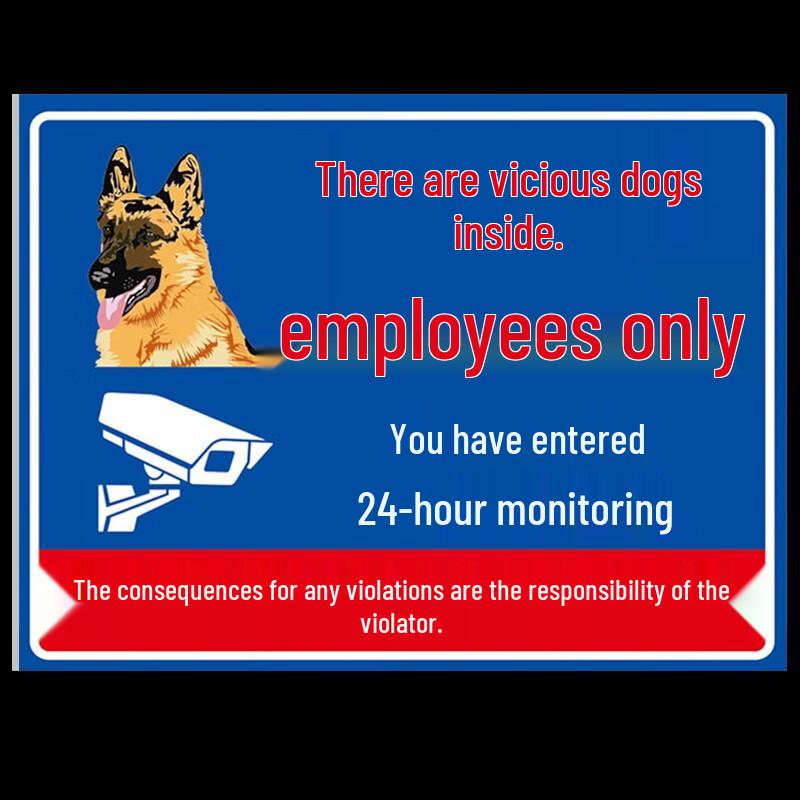 Beware of Dog Warning Sign