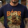 Bóbr Kurwa Shirt – Grappig Pools Bever Meme T-shirt, Slavische Humor Tee, Viraal Pools Meme Cadeau voor Mannen & Vrouwen