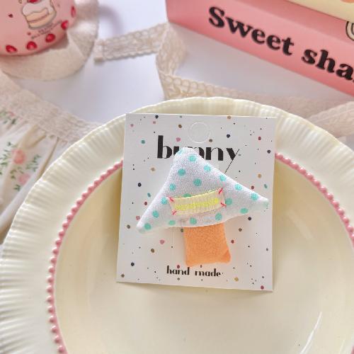 

Fun Plaid Floral Mushroom Children s Hairpin Cute Filling Girl Fabric Hair Band Girls Headband Hairpin Hair Accessories