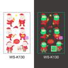 In-Stock Luminous Christmas Temporary Tattoo Stickers for Holiday Party & Window Decoration Gifts