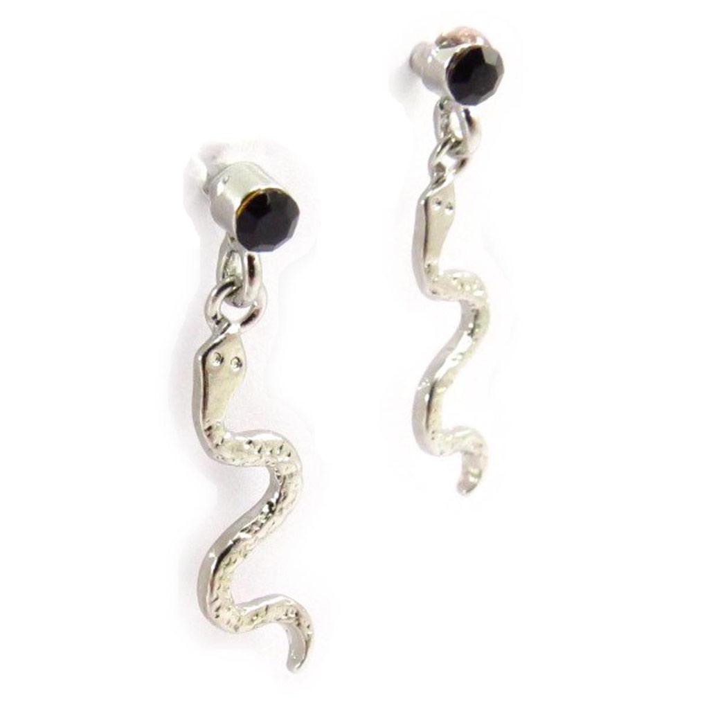 Les Trésors De Lily [J6699] - Black 'Tentation' Designer Earrings