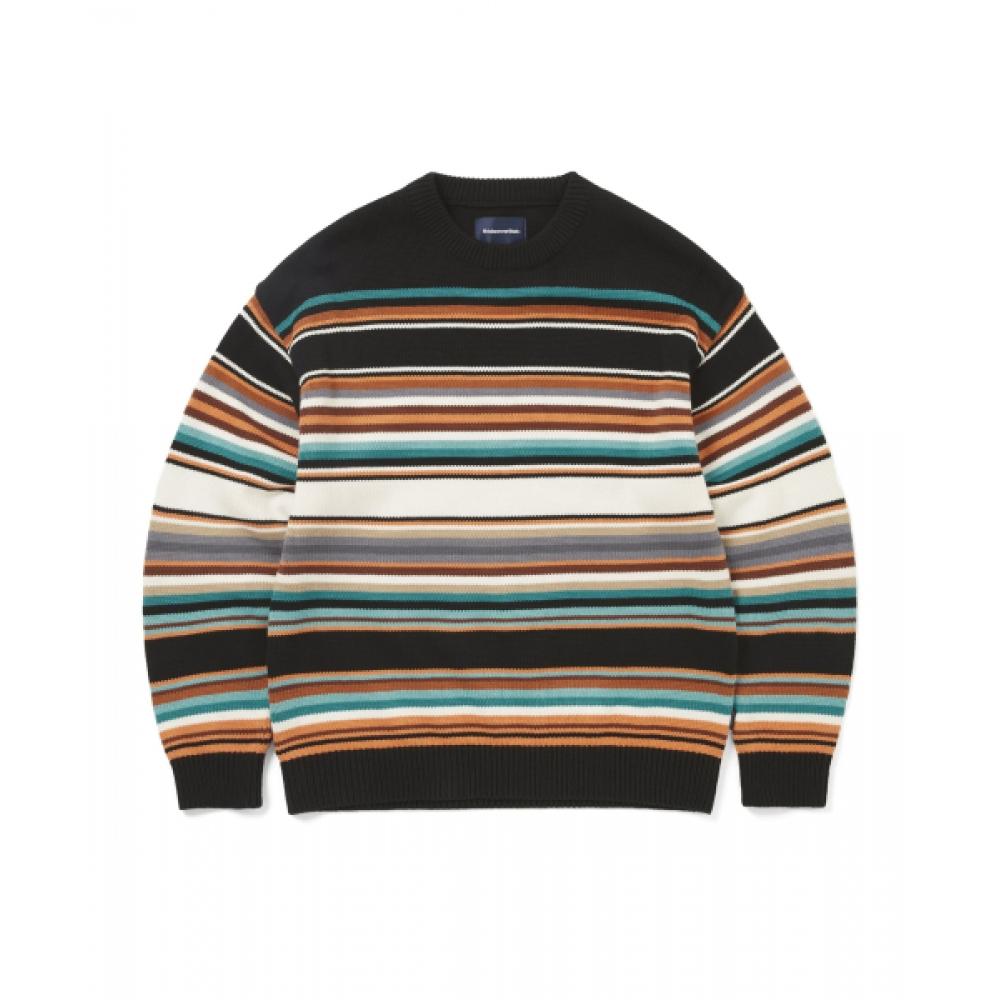Thisisneverthat Multi Striped Sweater Black White S