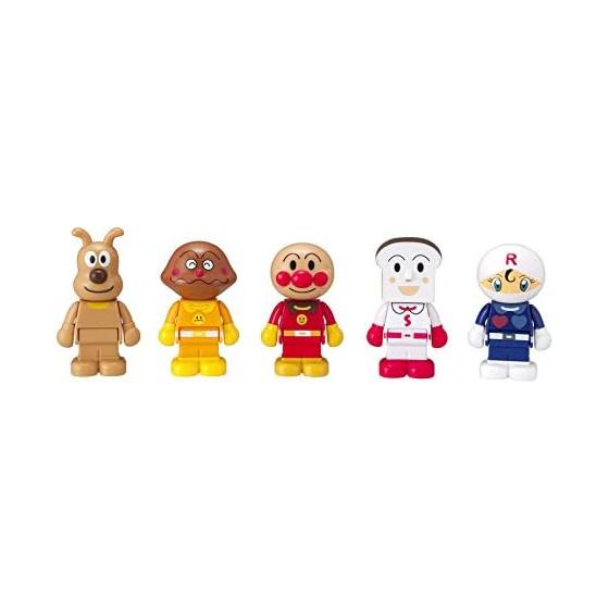 [BANDAI] Anpanman and friends block doll set that you can play with blocks. Recommended for ages 3 and up. Go for it! anpanman