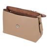 New COACH Polished Leather Convertible Crossbody Bag Medium Size Women's Milk Tea CA146-SVUM