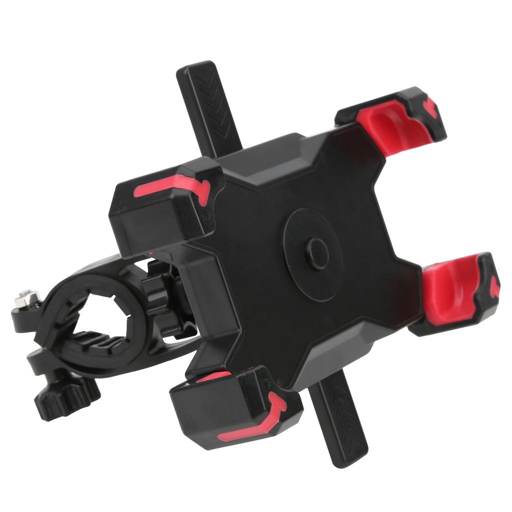 Bicycle Phone Stand Rotatable One Key Lock Navigation Stand Car Shockproof Riding Bracketred
