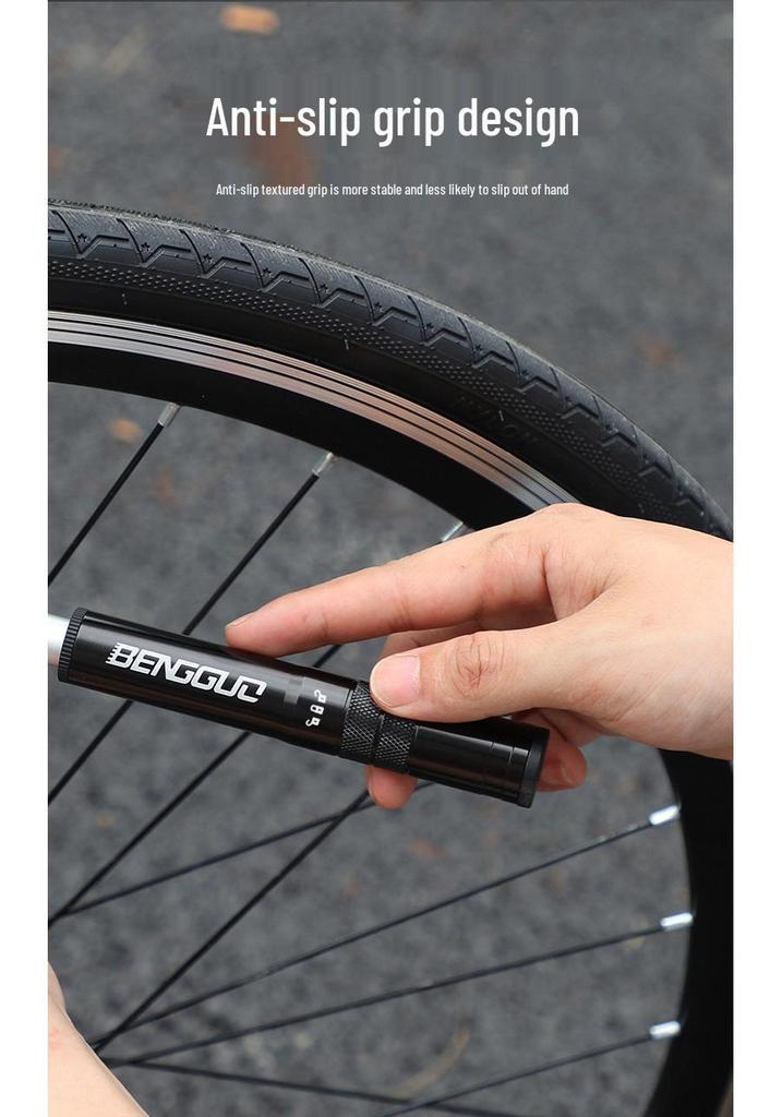 Portable High-Pressure Mini Bike Pump for Outdoor Cycling