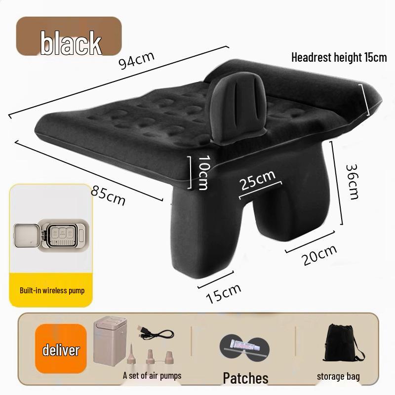 BYD Qin L Car Rear Seat Inflatable Bed with Auto Inflate/Deflate & Leveling Function