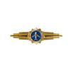 Pilot Badge Captain Chest Badge Aviation Wing Badge Metal Airlines Pin Pilot Badge Pin for Aviation Enthusiasts