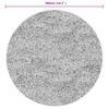 Shaggy Rug High Pile Modern Cream and Black Ø 280 cm