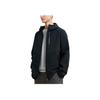 Anta Training Series Letter Zipper Hooded Jacket Men Jacket Basic-Black 952347601-4