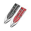 AAAJH1 2pcs 3D Metal Car Fender Side Wing Emblem Badge Sticker For Octavia A5 A7 RS Fabia Superb Accessories