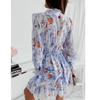 Fashion Floral Chiffon Dress Women's New Summer Cake Dress
