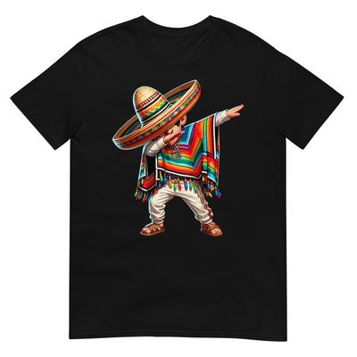 Mexican Boy Dabbing Poncho Cinco De Mayo T-Shirt