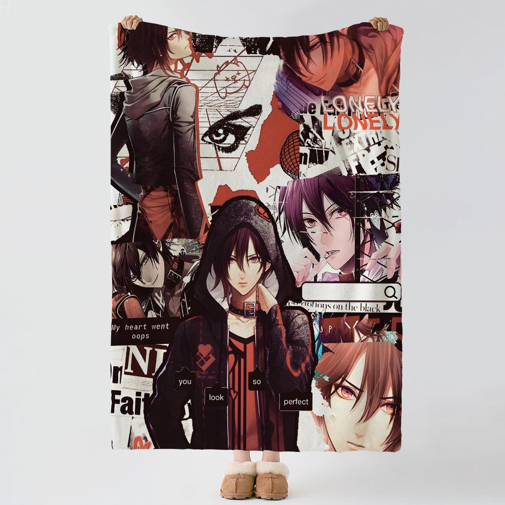 game A-AMNESIA-A Throw Thick Comfort Flannel Quilt, Multi-scene Use Indoor Outdoor Daily Nap