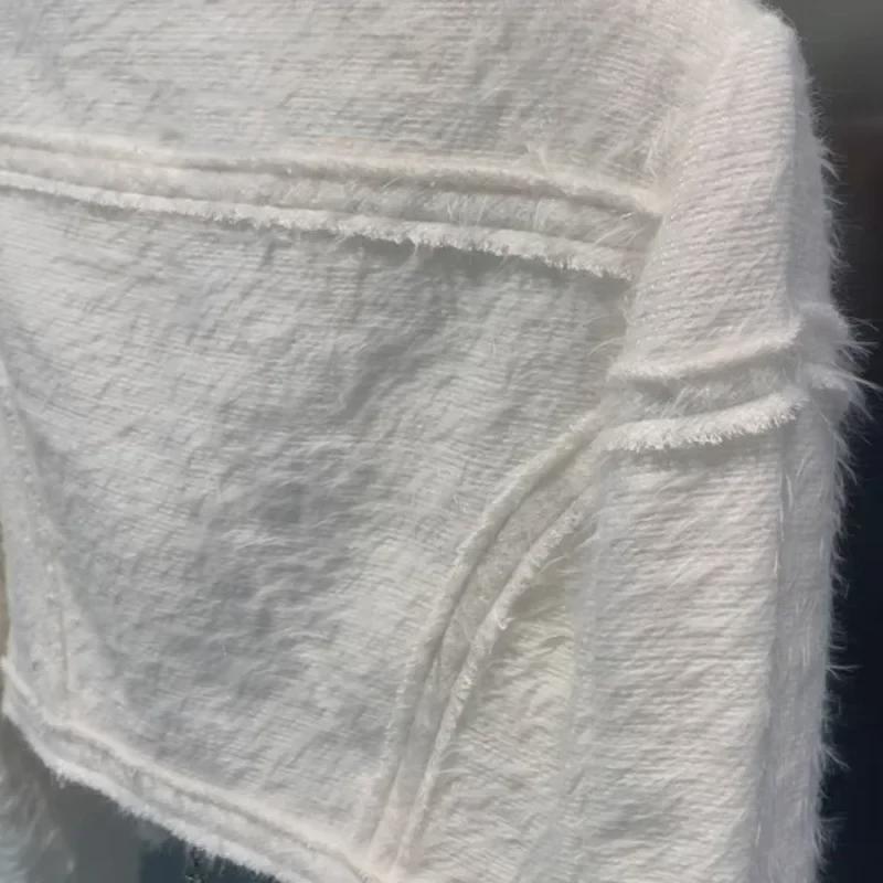 "Autumn Women's Haute Couture Short Jacket: Elegant Light Luxury Fashion"
